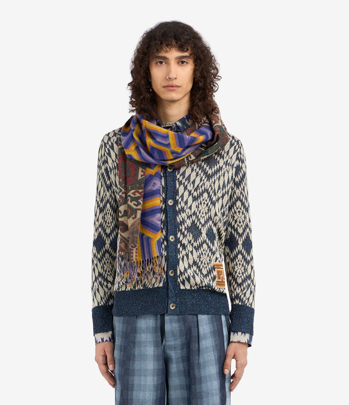 Pierre Louis Mascia KIEVNEW Scarf Wool Cashmere 35x185 Multicolor KIEVNEW2S035X185XEWO513473101