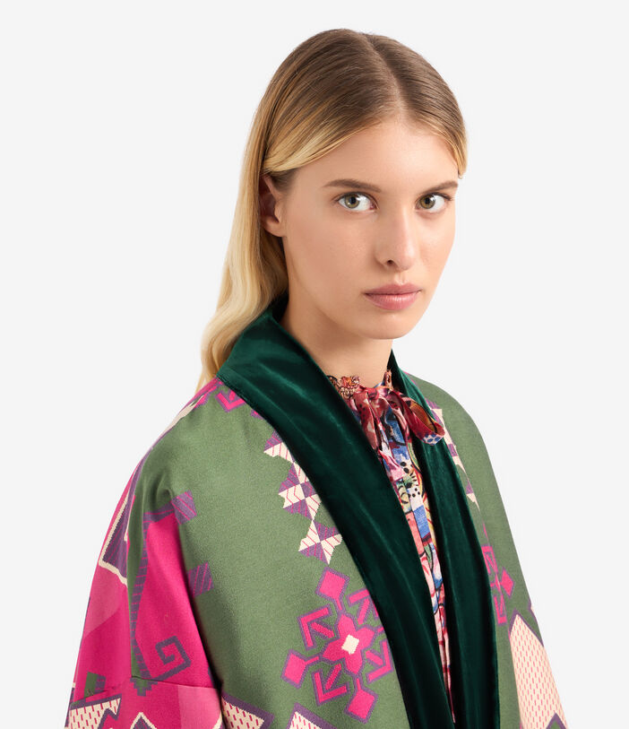 Pierre Louis Mascia JP332ADA Kimono Silk Multicolor JP332ADAKM12344SEKILIM