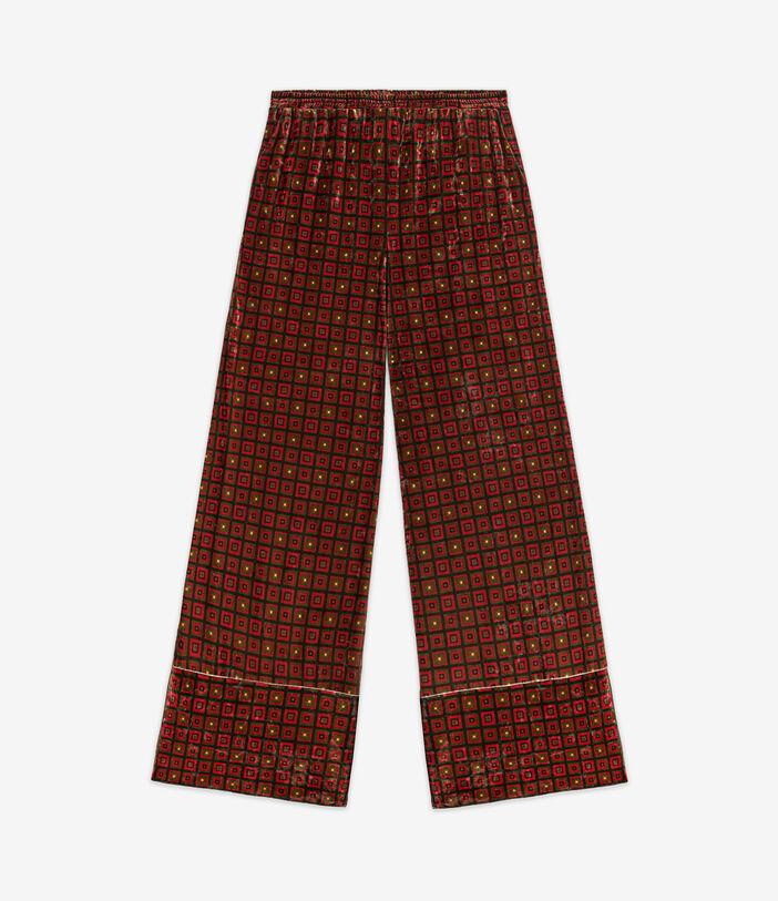 Pierre Louis Mascia RANAT Palazzo Trousers Polyester Multicolor RANATSPT12054PL139596103