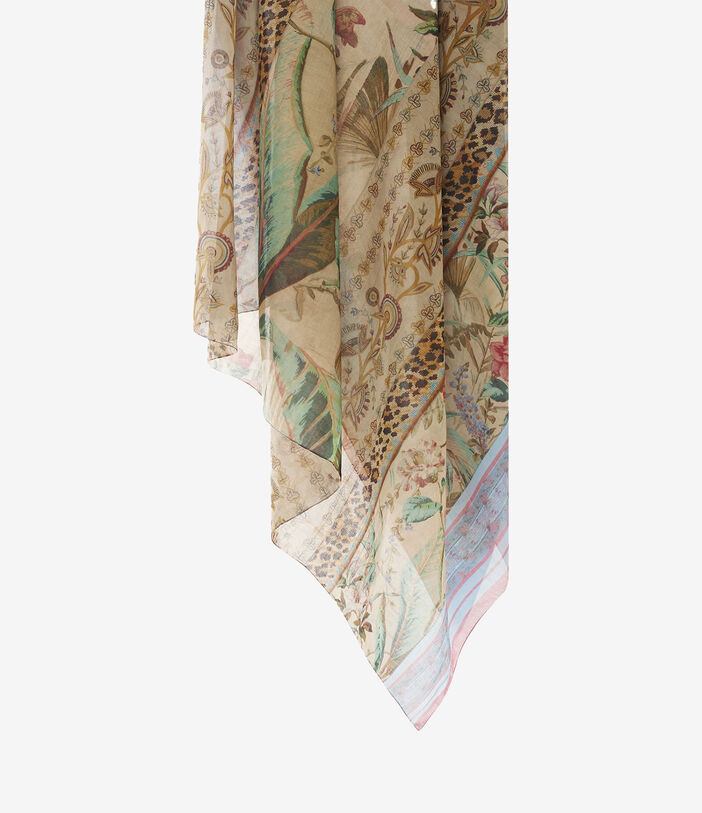 Pierre Louis Mascia HAWNBCI Scarf Cotton Multicolor HAWNBCISW135X190PCO51088310130