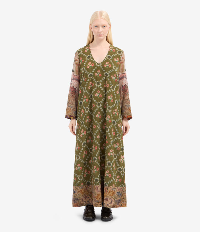 Pierre Louis Mascia TRAPEZIO Dress Silk ERBARIO TRAPEZIOSAB12349SE516375101