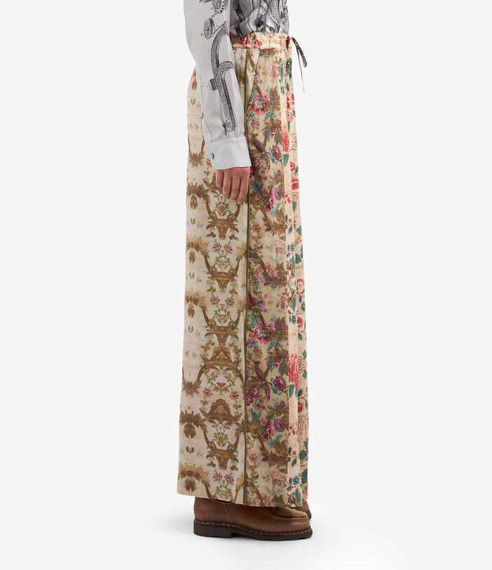 Pierre Louis Mascia ADANASTR Palazzo Trousers Silk Multicolor ADANASTRSVPT11094SE139338101