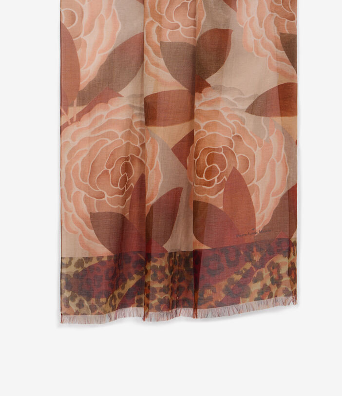 Pierre Louis Mascia HAWNBCI Scarf Cotton Silk 65x190 COPPERY BLUSH HAWNBCISW065X190ACO51483210130