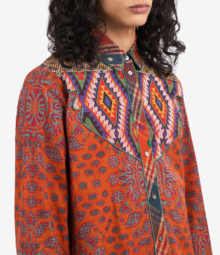 Pierre Louis Mascia TESLABIO Longsleeve Shirt Cotton Multicolor TESLABIOSCML12317CO513217101