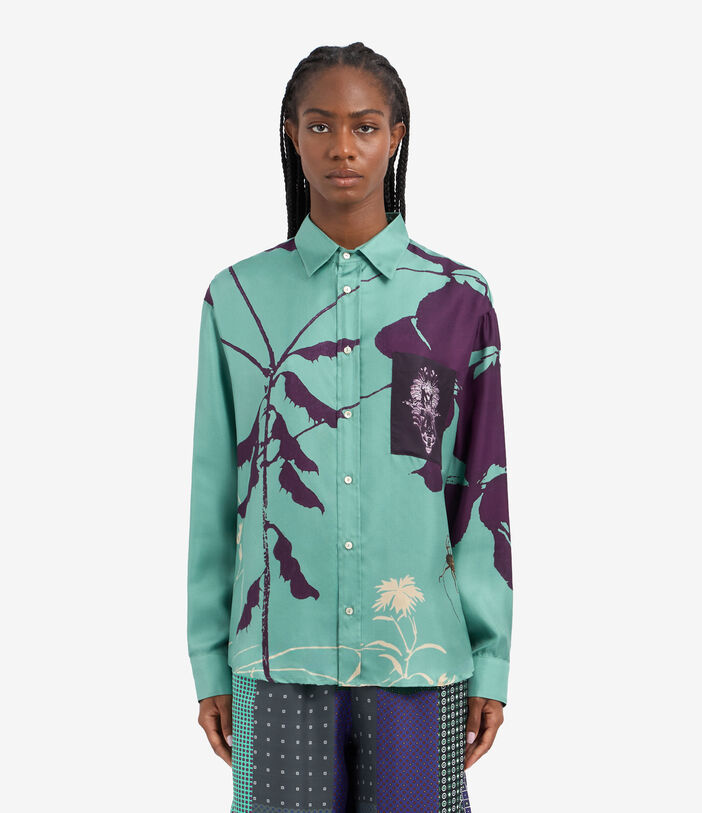 Pierre Louis Mascia ALOEGOTS Longsleeve Shirt Silk Multicolor ALOEGOTSSCML10643SE512523101