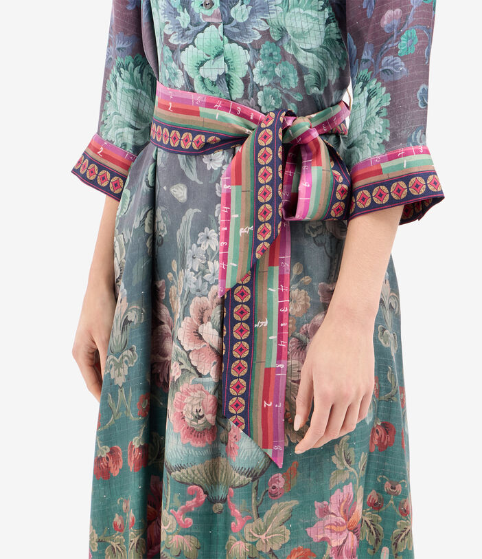 Pierre Louis Mascia ALOE Shirt Dress Silk PEONIA ALOESAB11899SE518003101