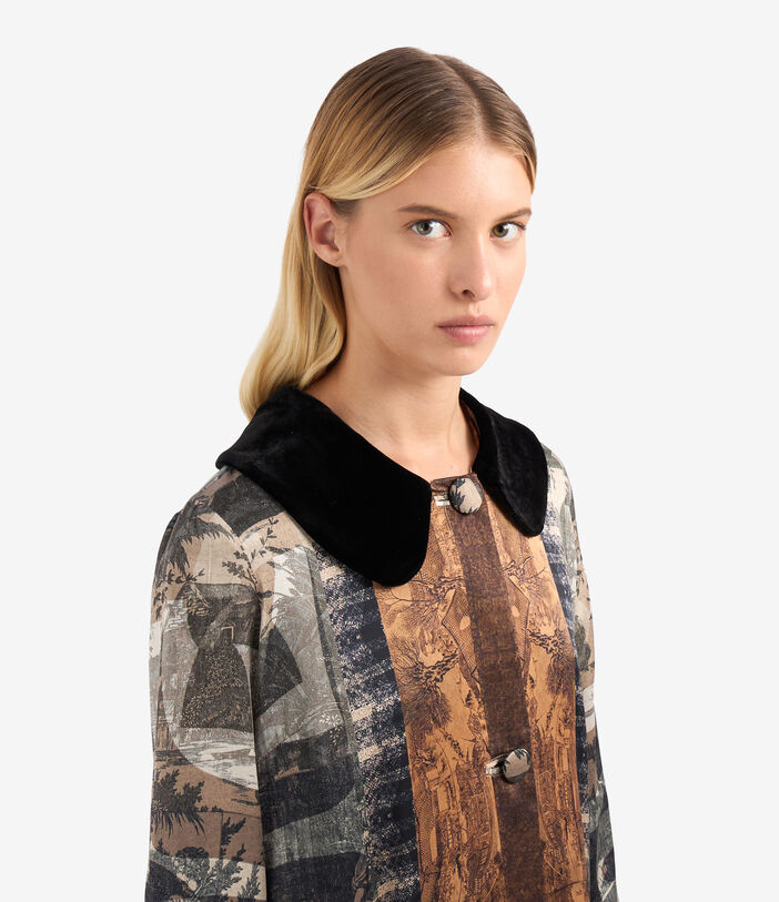 Pierre Louis Mascia ADANA Coat Silk Multicolor ADANACPT12261SE513382101