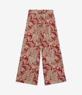 Pierre Louis Mascia ALOE Palazzo Trousers Silk SPICE RED ALOESPT11094SE142060101
