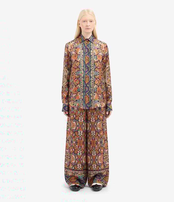 Pierre Louis Mascia ALOE Longsleeve Shirt Silk Pierre Louis Mascia ALOE Longsleeve Shirt Silk KILIM ALOESCML11190SE516265101