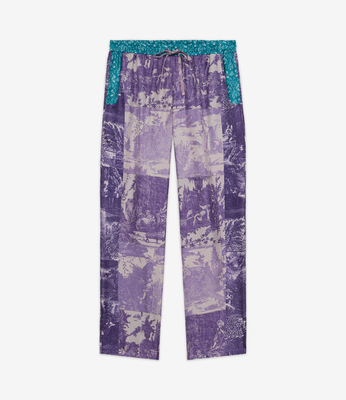 Pierre Louis Mascia ALOE Trousers Silk LAVENDER ALOESPT10959SE514993102