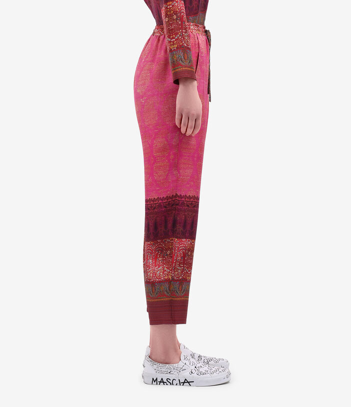 Pierre Louis Mascia ALOE Trousers Silk Pierre Louis Mascia ALOE Trousers Silk FUCHSIA ALOESPT10959SE514843101