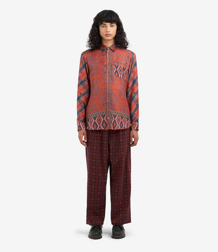 Pierre Louis Mascia ALOE Longsleeve Shirt Silk Multicolor ALOESCML12255SE513245101