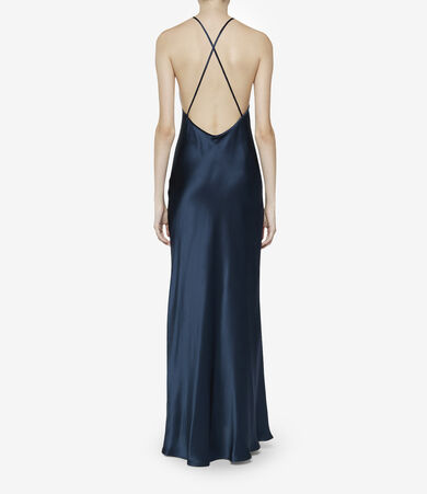 louis blue silk dress silk louis blue dress