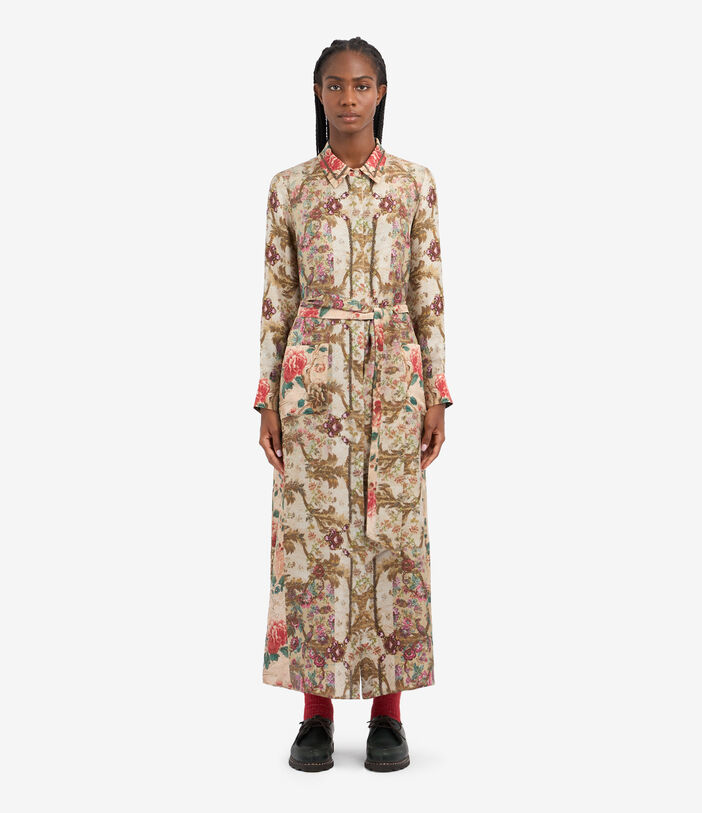 Pierre Louis Mascia ALOE Shirt Dress Silk Multicolor ALOESAB12179SE513337101