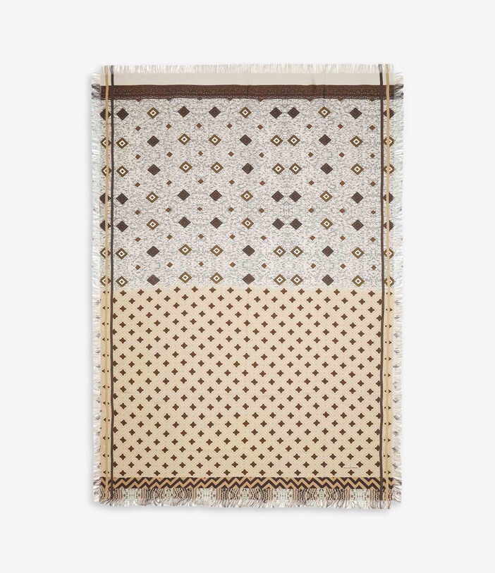 Pierre Louis Mascia ALOEUW Shawl Scarf Silk 135x195 CENERE ROSATA ALOEUWSW135X195S4SE517317101