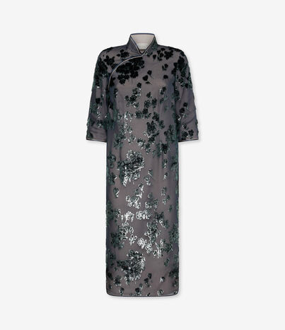 Pierre Louis Mascia VEFIO Dress Silk ROSONE DI IRIS VEFIOUAB12962SEGRIGIO
