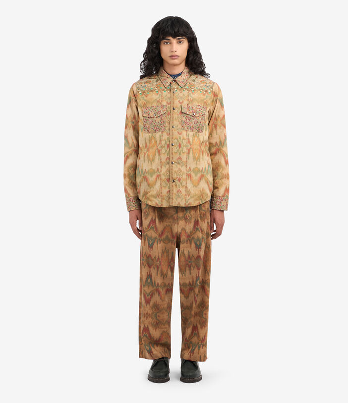 Pierre Louis Mascia INTEGMOS Longsleeve Shirt Polyamide Multicolor INTEGMOSCML10973PA513555101