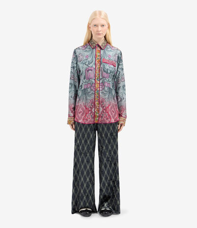 Pierre Louis Mascia ALOE Longsleeve Shirt Silk Multicolor ALOESCML10642SE516218101
