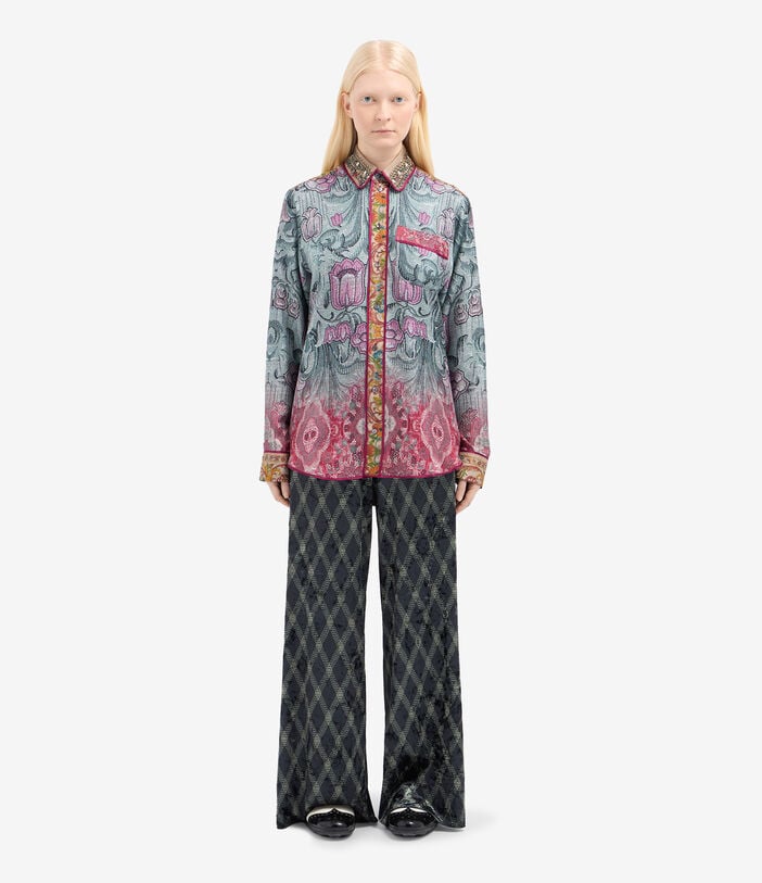 Pierre Louis Mascia ALOE Longsleeve Shirt Silk Pierre Louis Mascia ALOE Longsleeve Shirt Silk Multicolor ALOESCML10642SE516218101