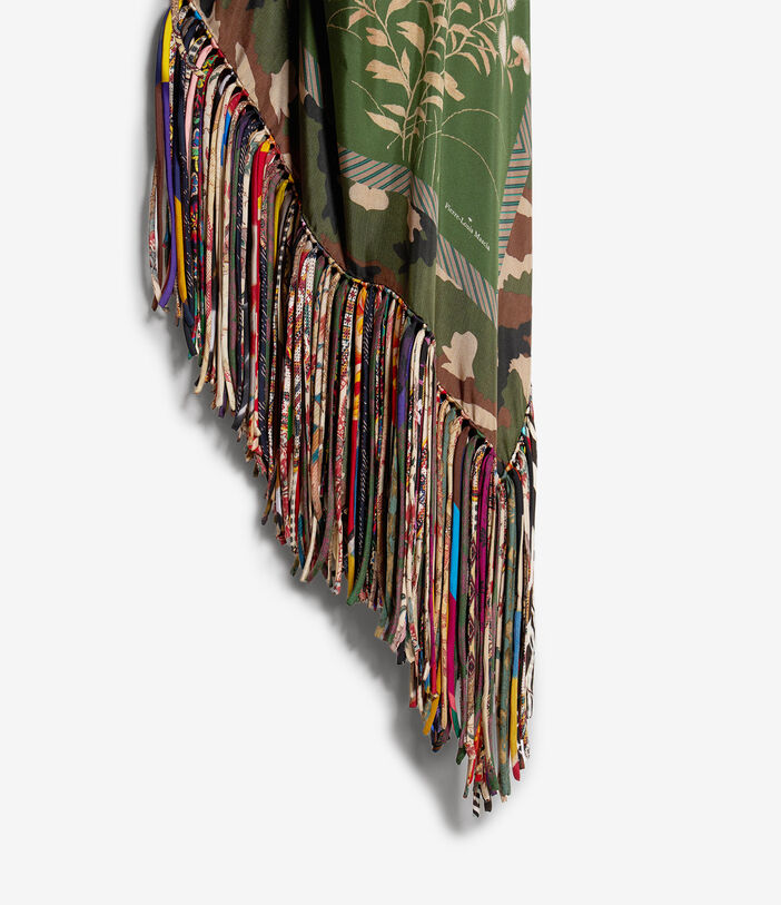 Pierre Louis Mascia ALOEUW Shawl Scarf Silk 135x135 Multicolor ALOEUWSW135X135MSTSE51233810118