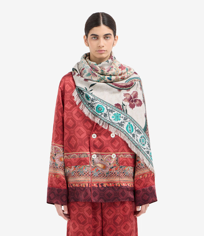 Pierre Louis Mascia ALOEUW Shawl Scarf Silk 135x195 Multicolor ALOEUWSW135X195S4SE51563210118
