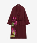 Pierre Louis Mascia ALOEGOTS Dressing Gown Silk WINE RED ALOEGOTSSVT12477SE514668101