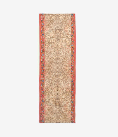 Pierre Louis Mascia CERBIATTOOTT Floral Table Runner Cotton 50x150 TERRACOTTA CERBIATTOOTTB050X150PACCO513165101