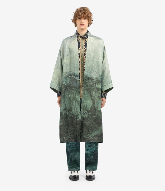 Pierre Louis Mascia PAX Kimono Wool Multicolor PAXSWKM12187WO516401101