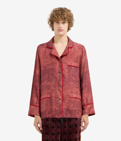 Pierre Louis Mascia ALOEGUM Longsleeve Shirt Silk TERRACOTTA ALOEGUMSCML12600SE516069105