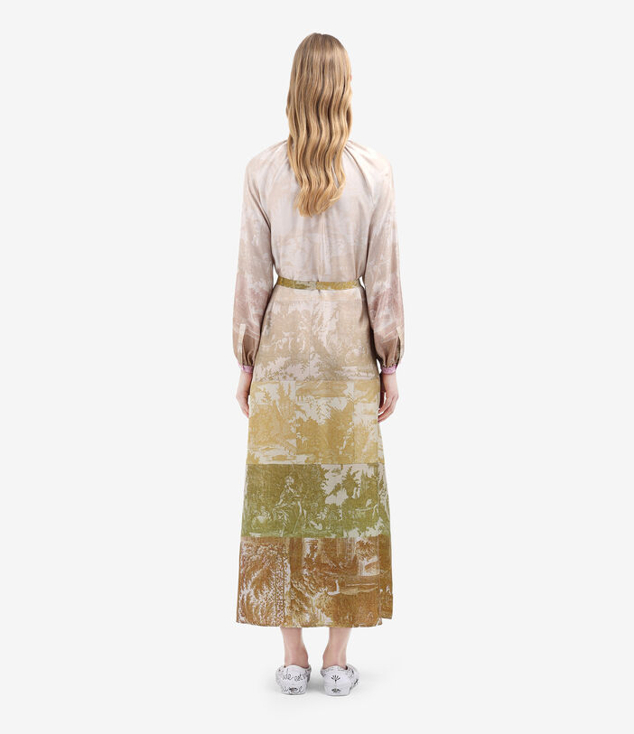 Pierre Louis Mascia ALOE Dress Silk MUSTARD ALOESAB11524SE514988101