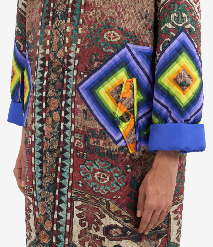 Pierre Louis Mascia ALOINT Raincoat Polyester Silk Multicolor ALOINTIMP12324PL513549101