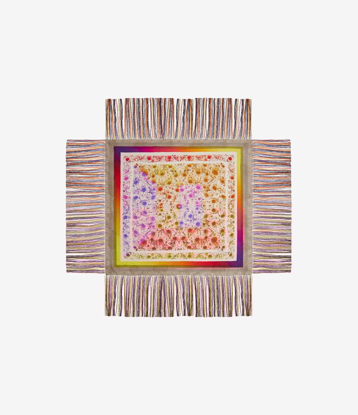 Pierre Louis Mascia ALOEUW Scarf Silk 135x135 GIARDINO SOLARE ALOEUWSW135X135INSE517311101