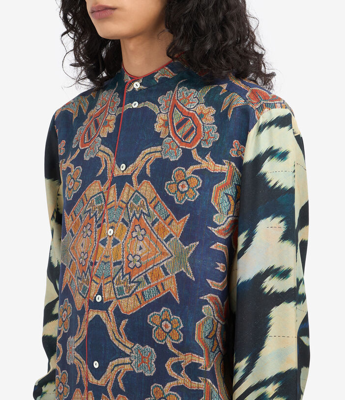 Pierre Louis Mascia ALOE Longsleeve Shirt Silk Multicolor ALOESCML11185SE513215101