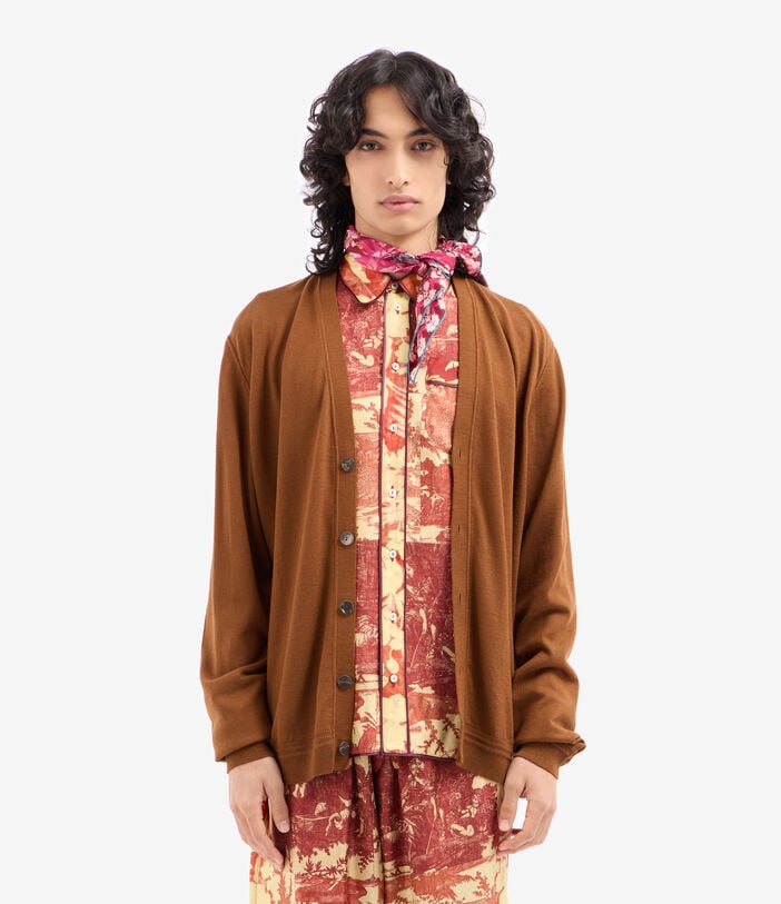 Pierre Louis Mascia ALOEUW Bandana Scarf Silk 67x67 ROSA DAMASCO ALOEUWSW067X067MSE517531101