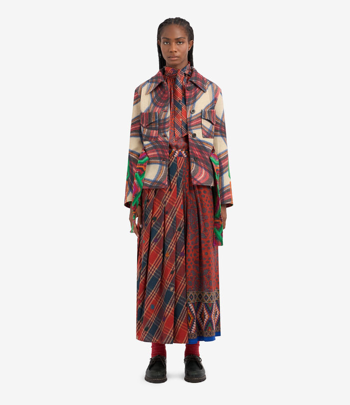Pierre Louis Mascia DYLAN Skirt Virgin wool Multicolor DYLANSGO10781WV513419101