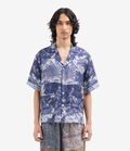 Pierre Louis Mascia ALOE Shortsleeve Shirt Silk INDACO ALOESCMC11927SE518137102