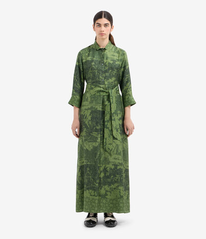 Pierre Louis Mascia ALOEGUM Shirt Dress Silk FELCE ALOEGUMSAB11899SE516037101