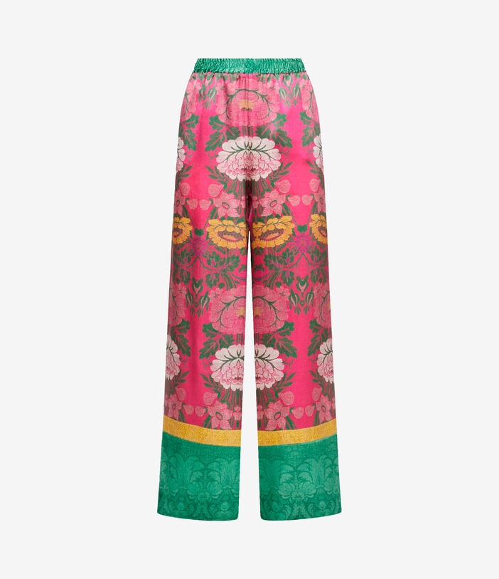 Pierre Louis Mascia KAMUT Trousers Silk Pierre Louis Mascia KAMUT Trousers Silk Multicolor KAMUTSPT10766SE511741101