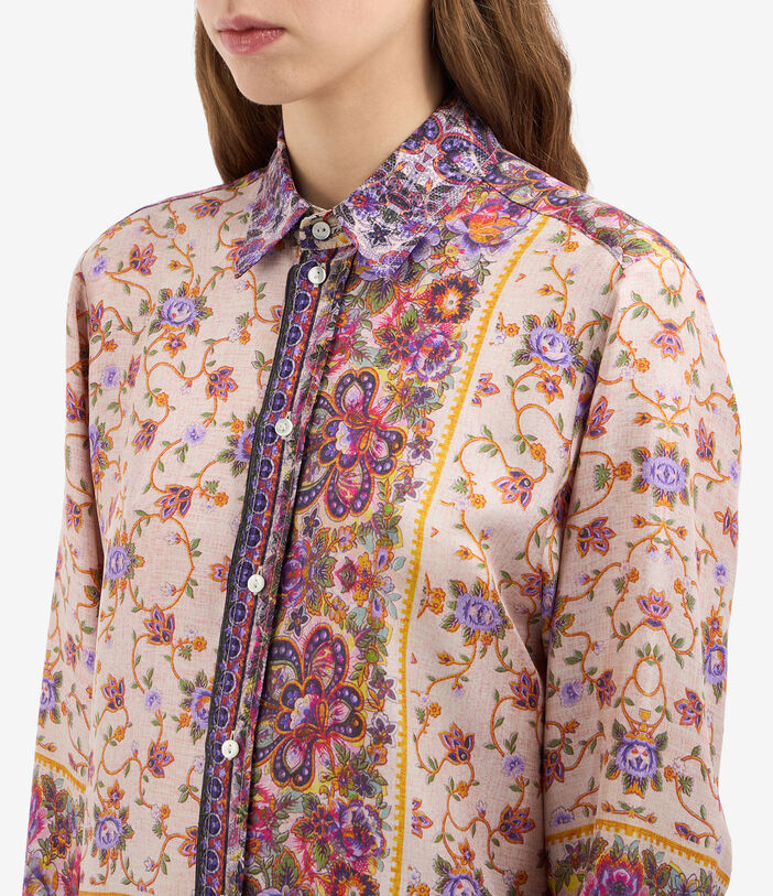 Pierre Louis Mascia ALOE Longsleeve Shirt Silk MULTICOLOR ALOESCML12451SE514735101