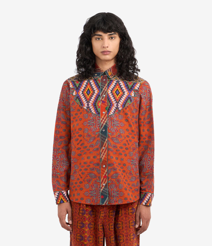 Pierre Louis Mascia TESLABIO Longsleeve Shirt Cotton Multicolor TESLABIOSCML12317CO513217101