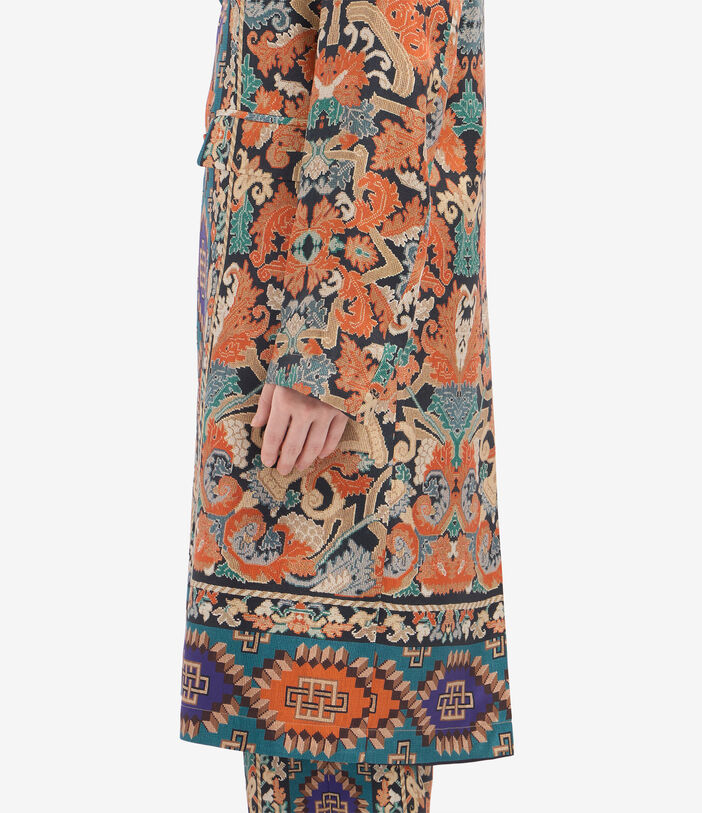 Pierre Louis Mascia CIALDA Coat Silk KILIM CIALDACPT12107SE516413101