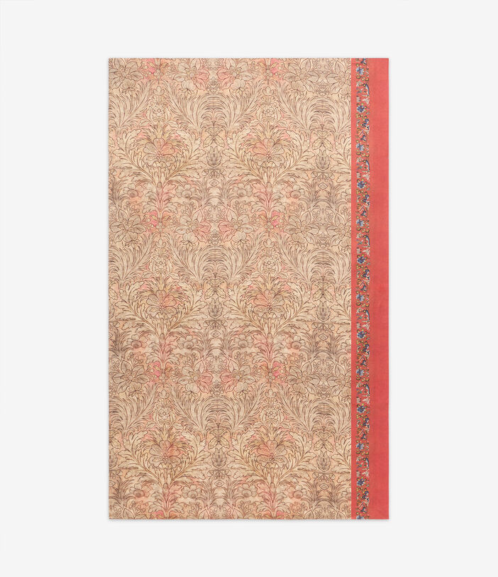 Pierre Louis Mascia CERBIATTOOTT Floral Tablecloth Cotton 210x350 TERRACOTTA CERBIATTOOTTB210X350PACCO512904101