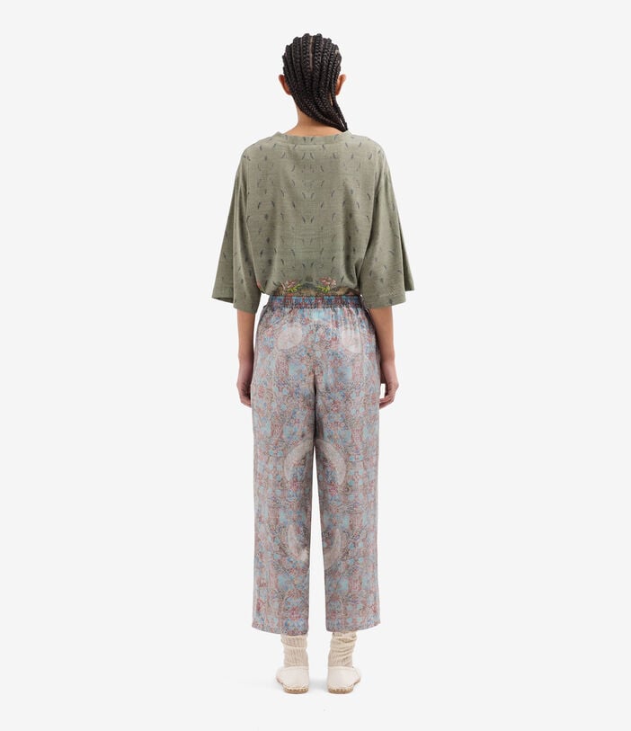 Pierre Louis Mascia ALOE Trousers Silk ARAZZO ALOESPT10959SE517944101