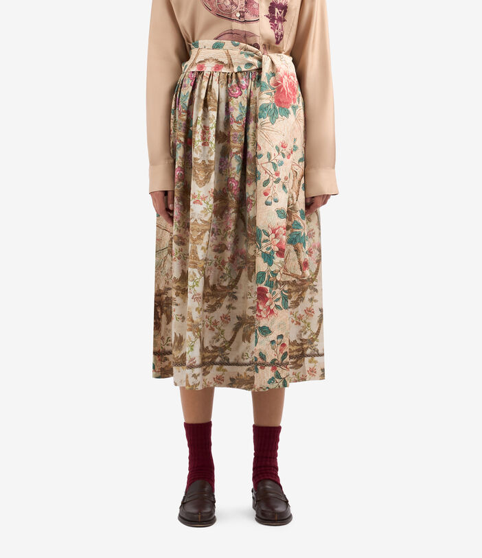 Pierre Louis Mascia CIALDA Skirt Silk Multicolor CIALDASGO12314SE513315101