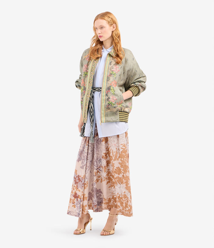 Pierre Louis Mascia ALOQHI Shortsleeve Shirt Cotton Silk SABBIA ALOQHICMC12797CO518188101