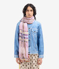 Pierre Louis Mascia ALOESTA Scarf Silk 65x190 GEOMETRIE DI LAVANDA ALOESTA065X190DSE517573101