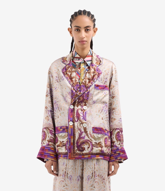 Pierre Louis Mascia MUTKA Jacket Silk MALVA MUTKASGC11351SE518146101