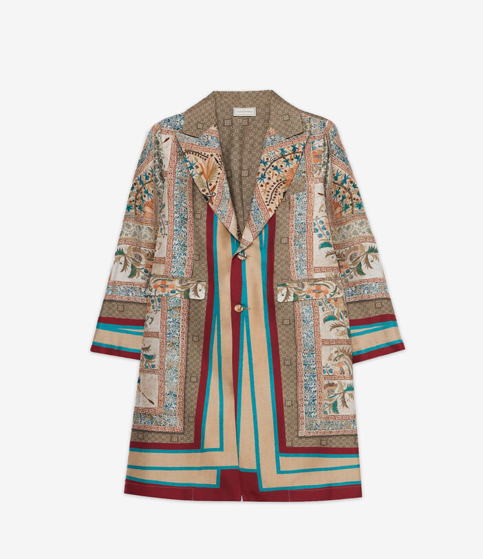 Pierre Louis Mascia ALOE Coat Silk MULTICOLOR ALOESCPT12107SE514796101