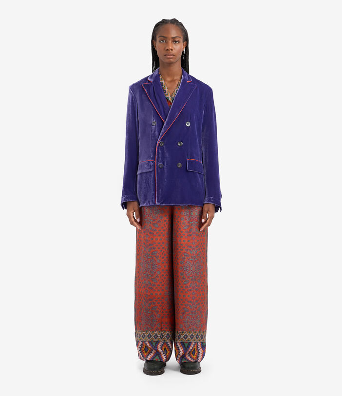 Pierre Louis Mascia KANPUR Jacket Viscose Silk VIOLA KANPURUGC12386VIVIOLA
