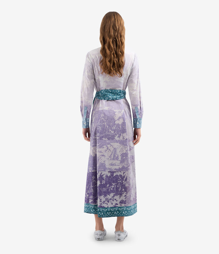 Pierre Louis Mascia DIOMEDE Dress Cotton Multicolor DIOMEDESAB12441CO515033101